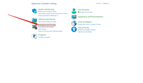 The Control Panel on Windows 11.