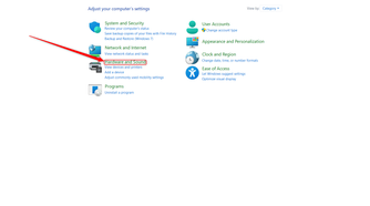 The Control Panel on Windows 11.