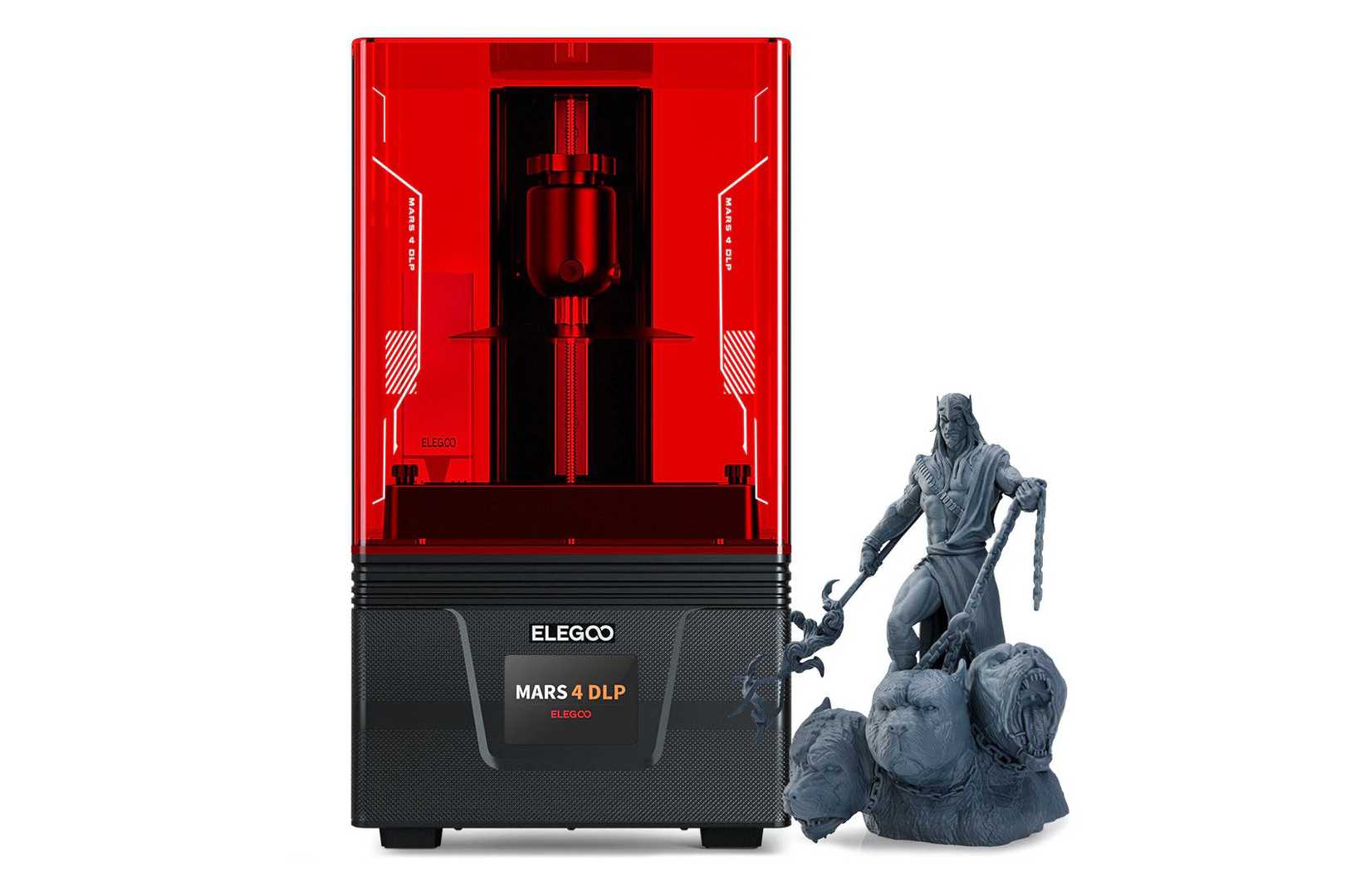 Elegoo Mars 4 DLP resin printer.