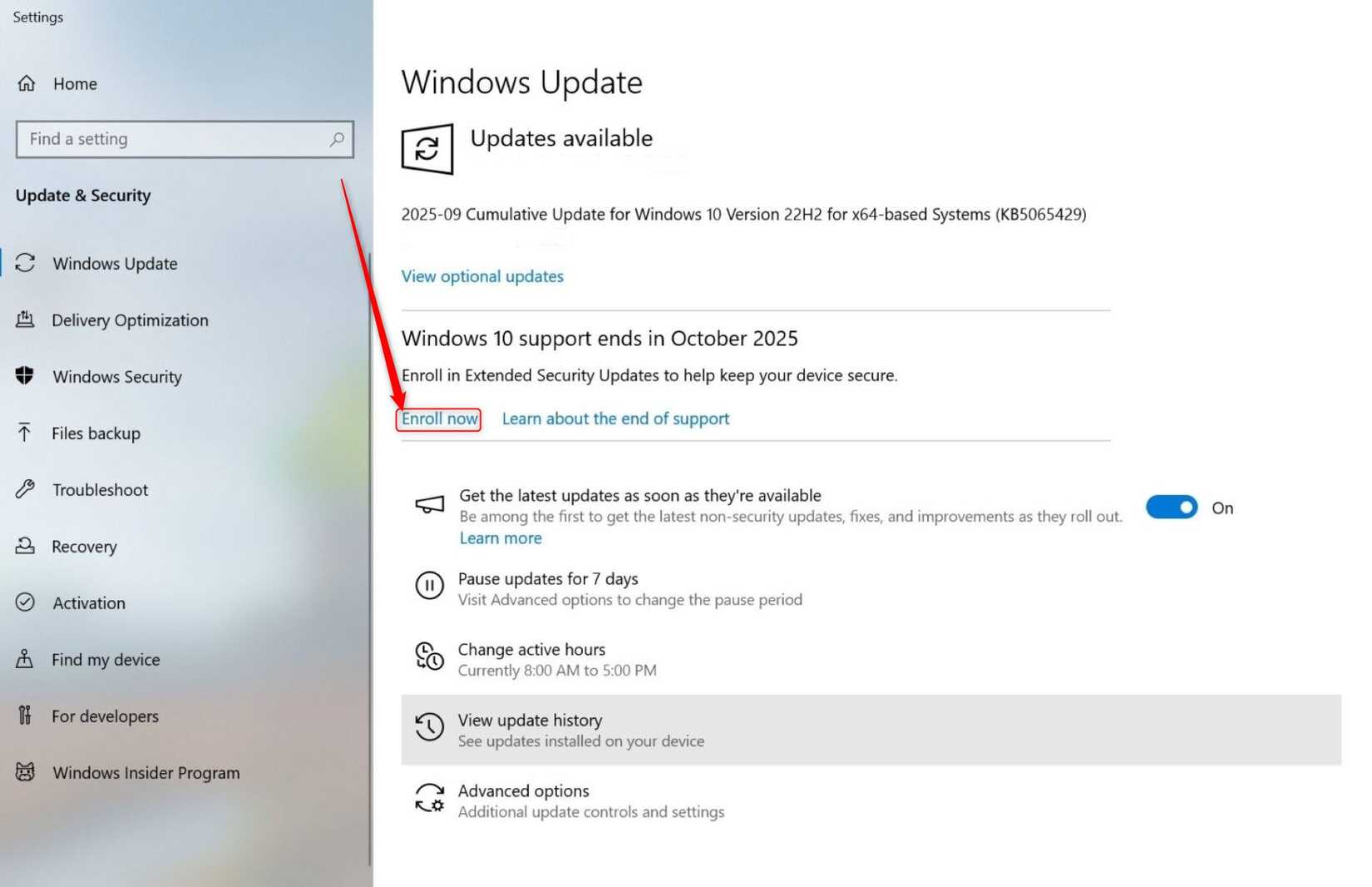 How to Enroll for Continued Windows 10 Security Updates