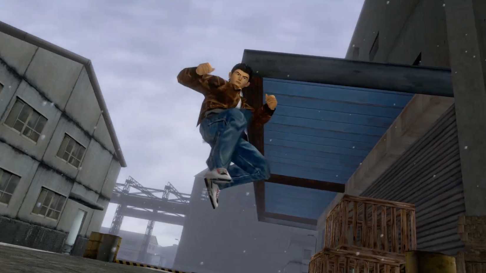 Fighting in Shenmue.