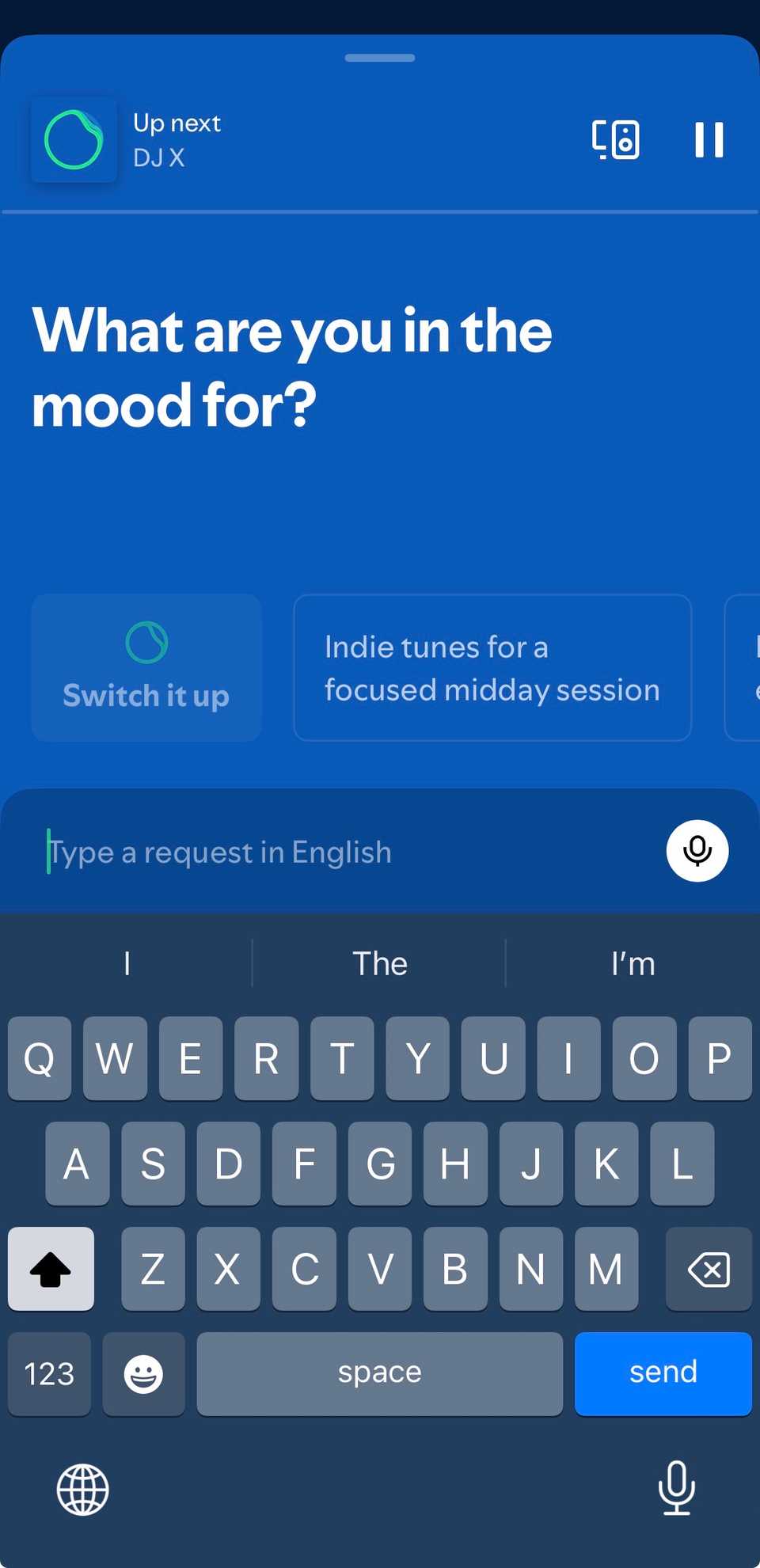 Текстовые запросы и персональные подсказки для AI DJ Spotify.