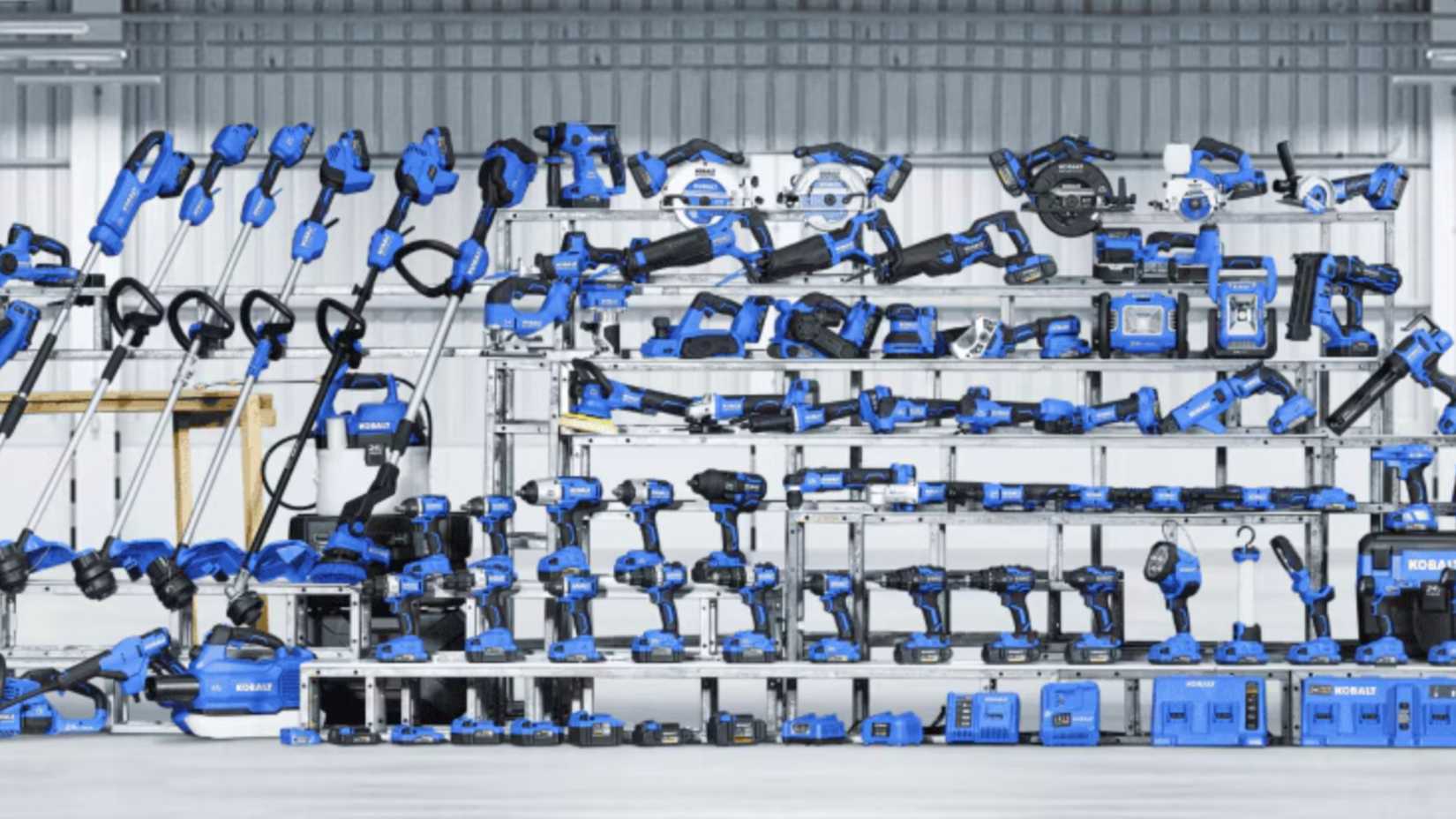 kobalt lineup of tools