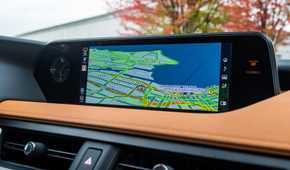 Shot of the infotainment system in a 2019 Lexus UX