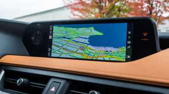 Shot of the infotainment system in a 2019 Lexus UX