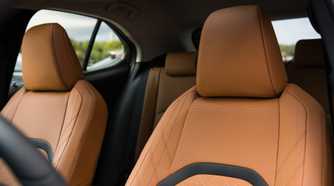 Shot of the upholstery in a 2019 Lexus UX