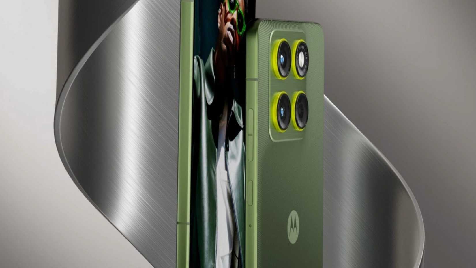 Imagem promocional do Moto Edge 70 vazou