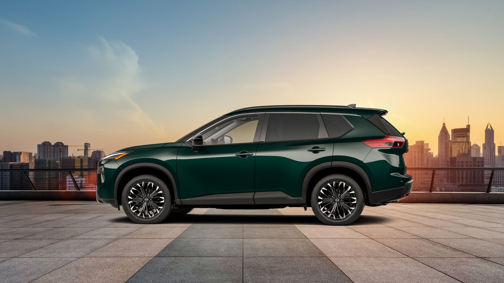 Side profile shot of a 2026 Nissan Rogue 