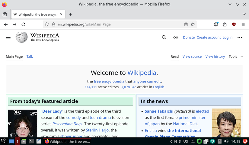 Firefox no Debian Linux