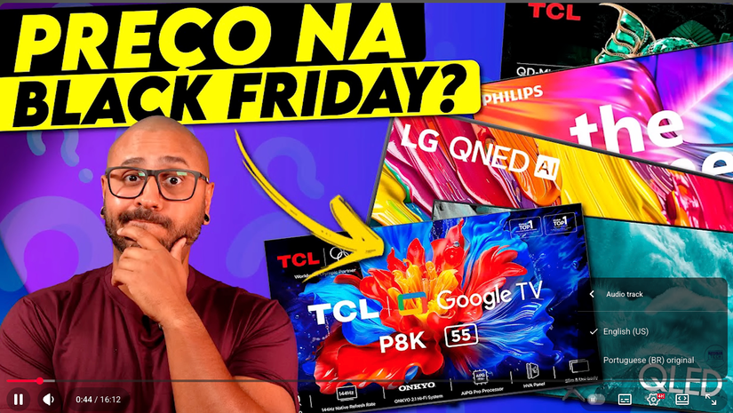 A screengrab from Envolto Tech, showing the two different audio tracks.