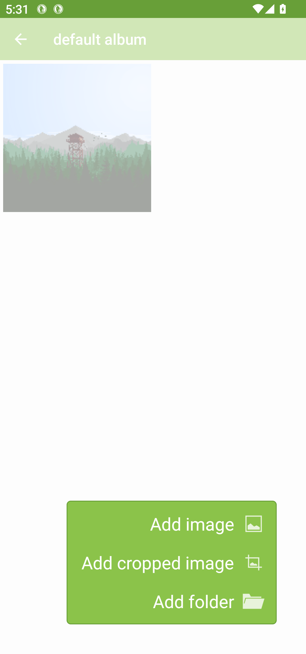 Adding images to the Wallpaper Changer app.