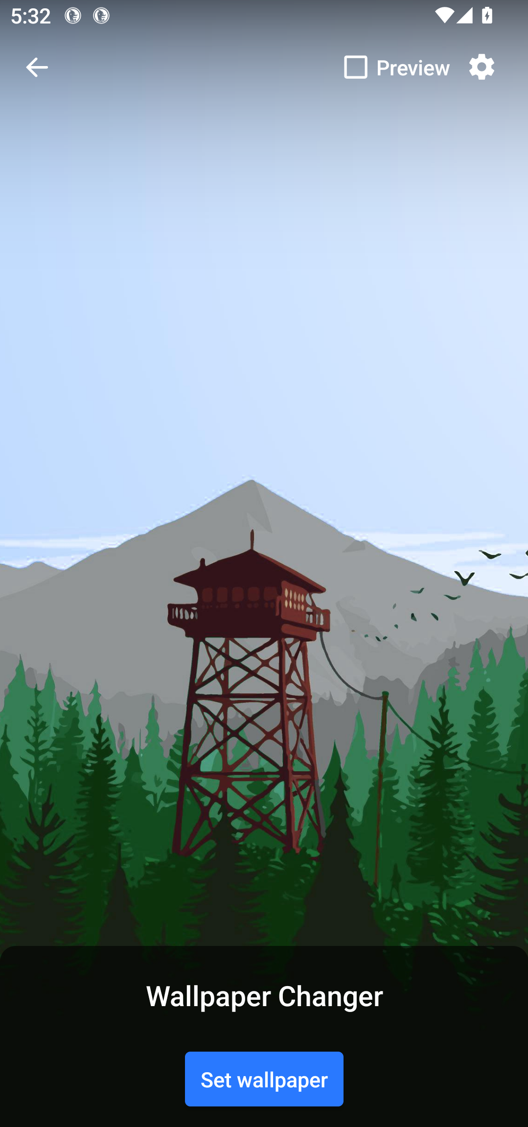 Setting the album as a live wallpaper using Wallpaper Changer.