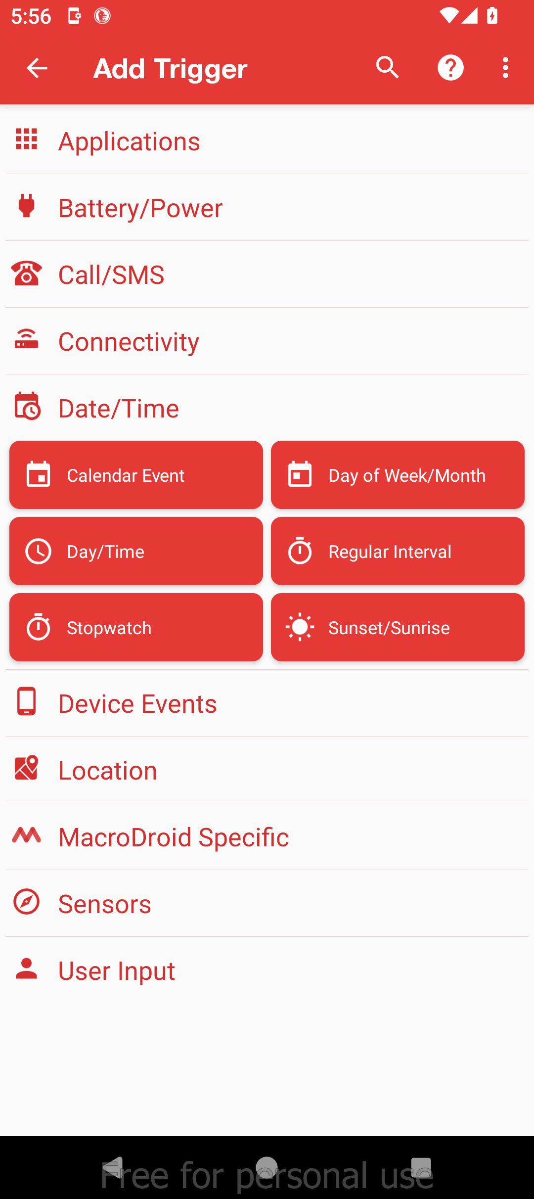 Set a regular interval trigger for the macro.