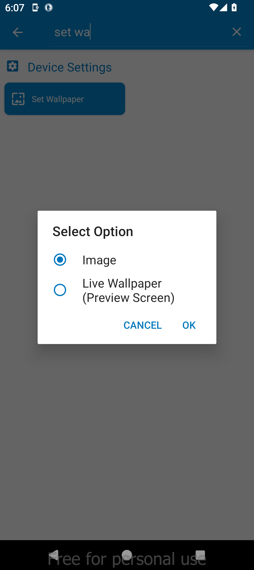 Adding an image to the macro.