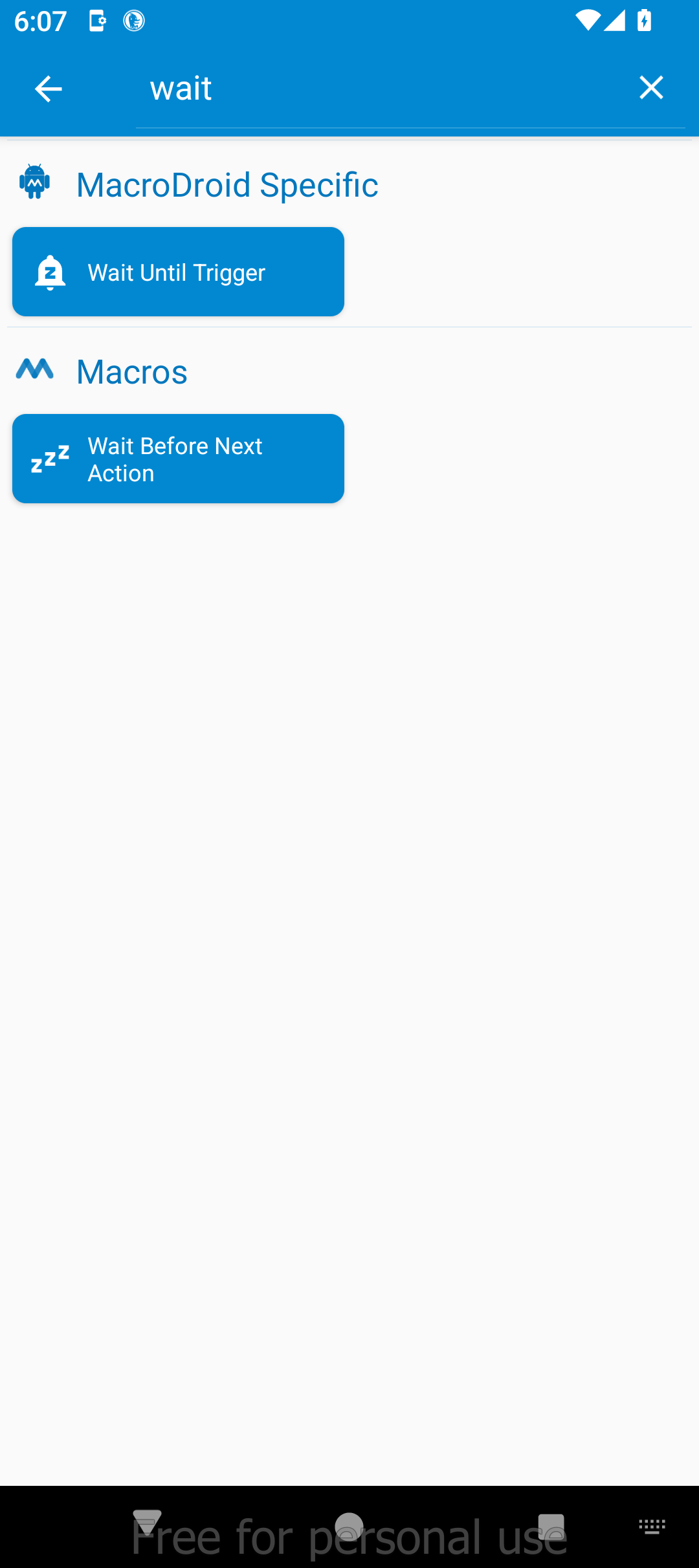 Adding a delay action to the wallpaper changer automation.