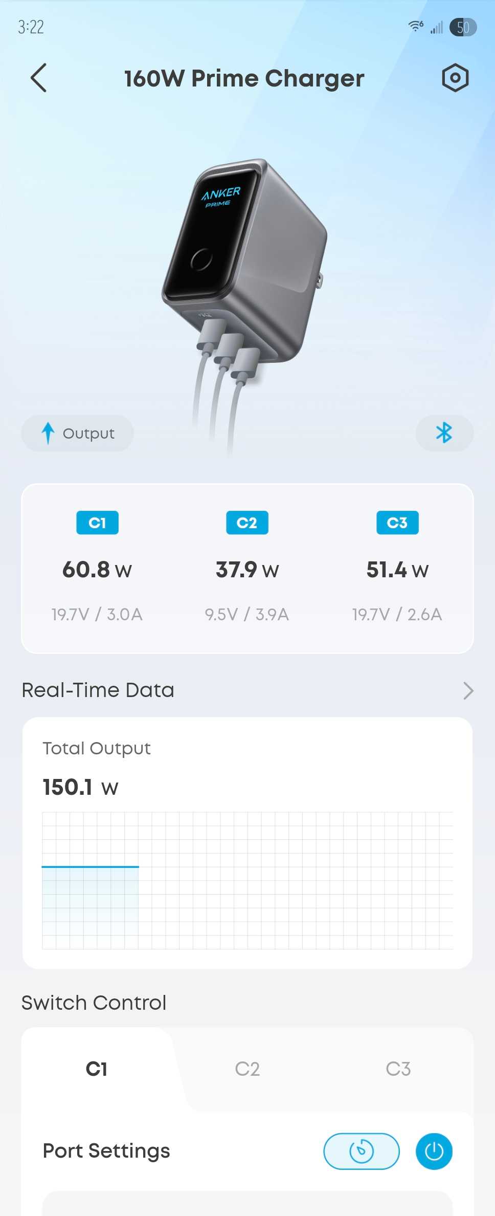 Prime Ladegerät (160W, 3 Ports, GaNPrime) - DE Prime Ladegerät (160W, 3 Ports, GaNPrime) - DE