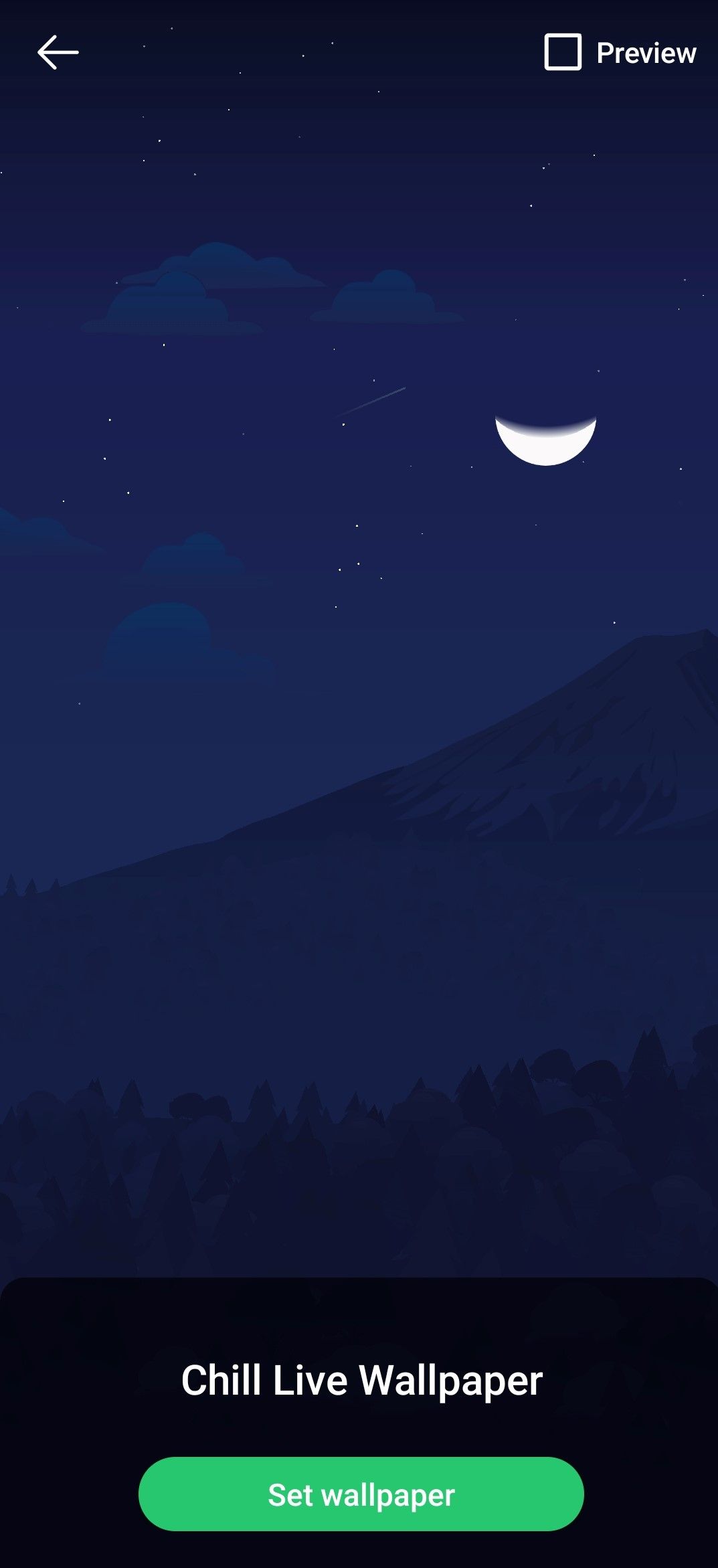 Setting the dynamic wallpaper. 