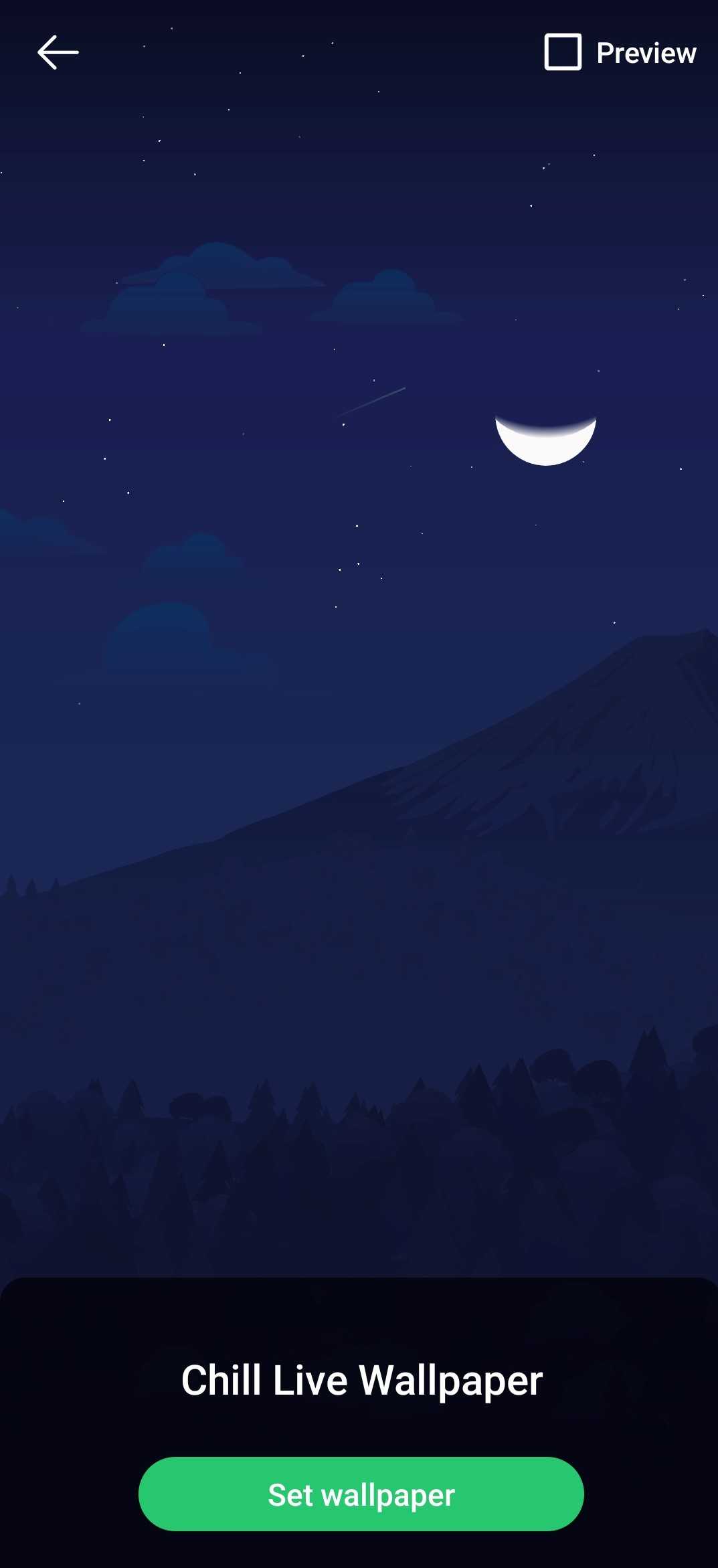 Setting the dynamic wallpaper.