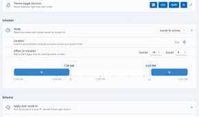 Setting up a dark mode timer on Microsoft PowerToys