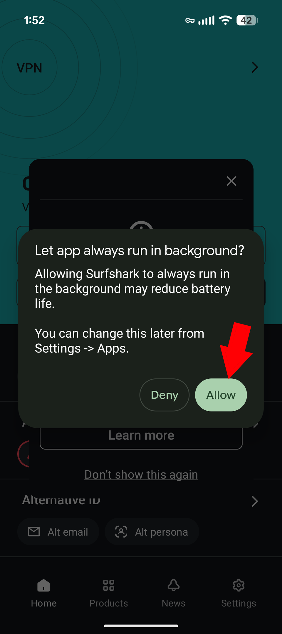 Surfshark: 3 instructions