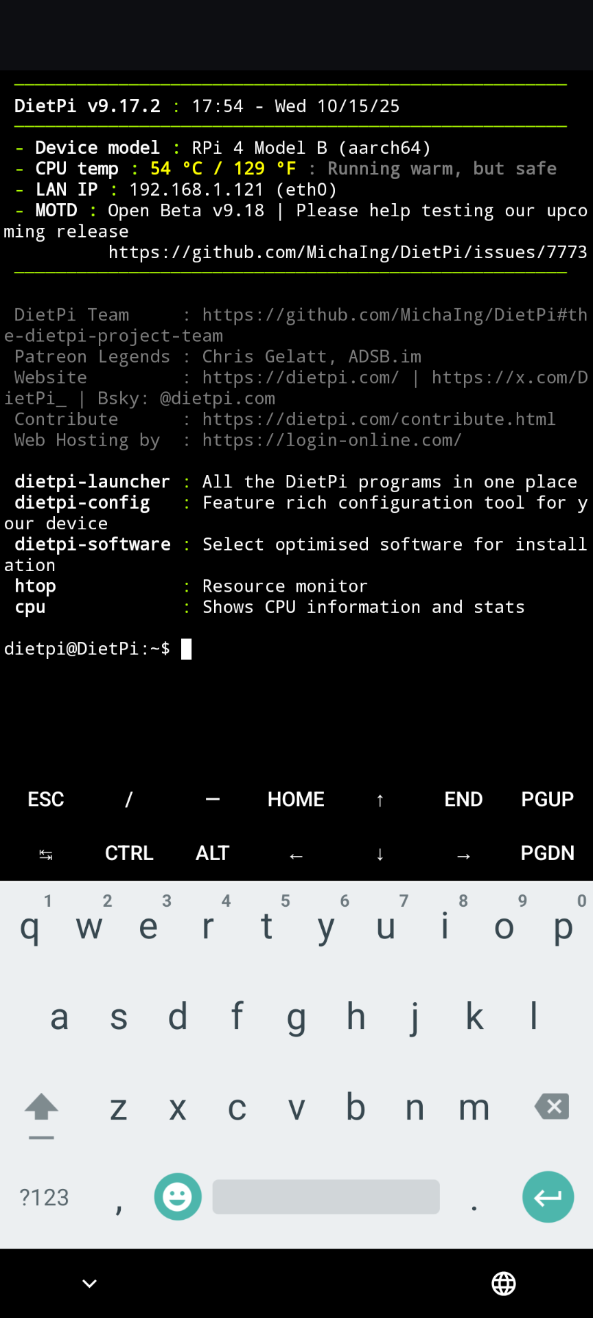 Terminal Raspberry Code How I Use My Raspberry Pi's Terminal From My Android Phone