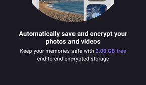 The backup option on the Proton Drive mobile app.