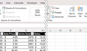 The data validation icon as it appears on a wide screen in Microsoft Excel.