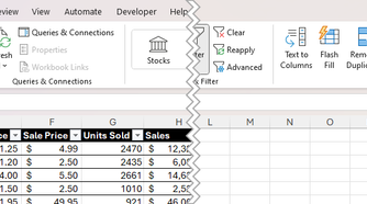 The data validation icon as it appears on a wide screen in Microsoft Excel.