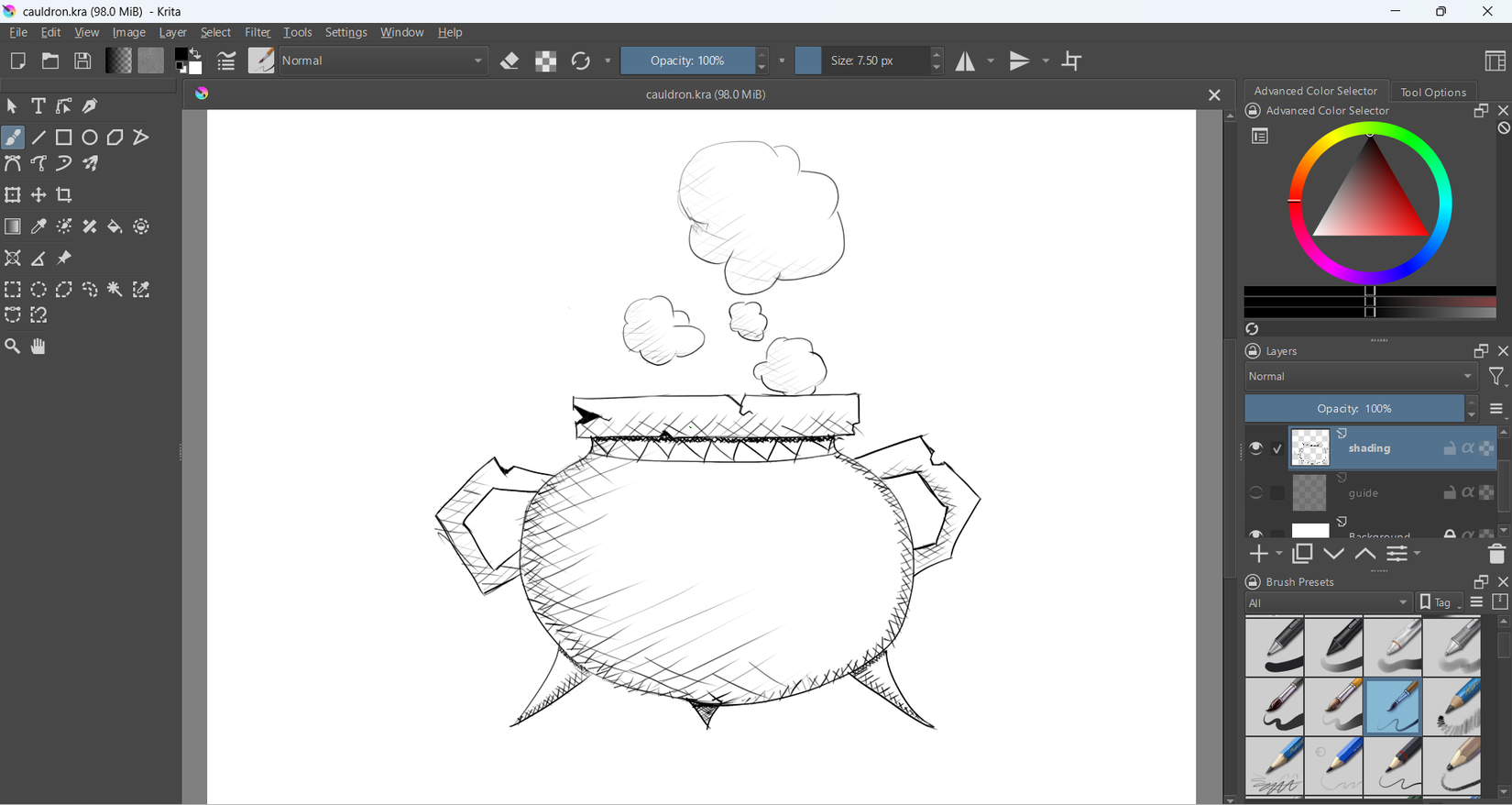 The portable version of Krita
