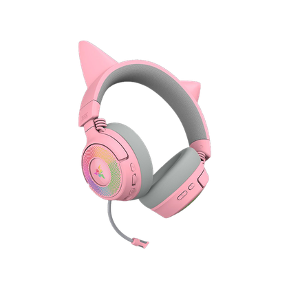 The Razer Kraken Kitty V3 Pro gaming headset.-1