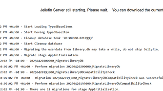 The Startup UI on Jellyfin verison 10.11.0.