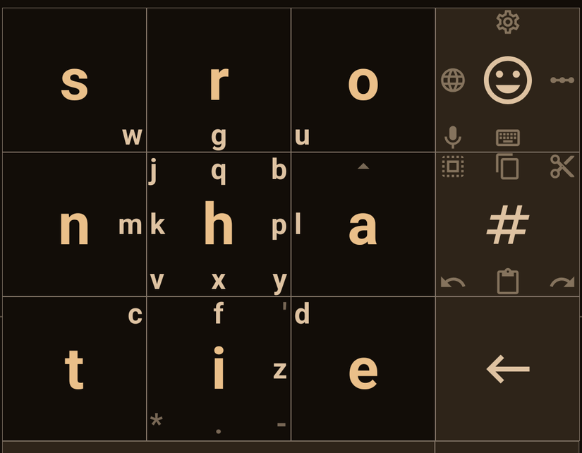 Thumb-Key keyboard.
