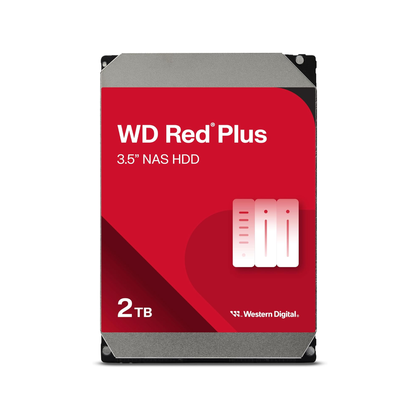 Disco duro NAS WD Red Plus de 2 TB.