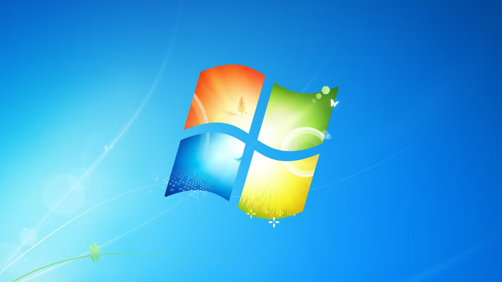 The default Windows 7 wallpaper.