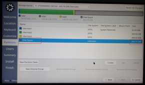Deleted partition now available as unallocated free space in Calamares.