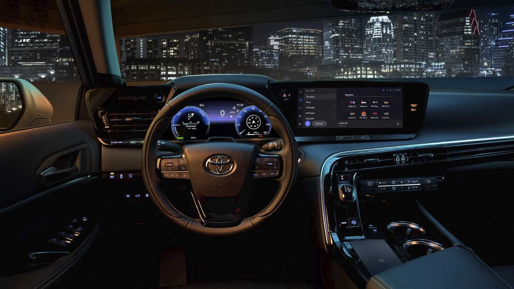 Интерьер Toyota Mirai 2025 года