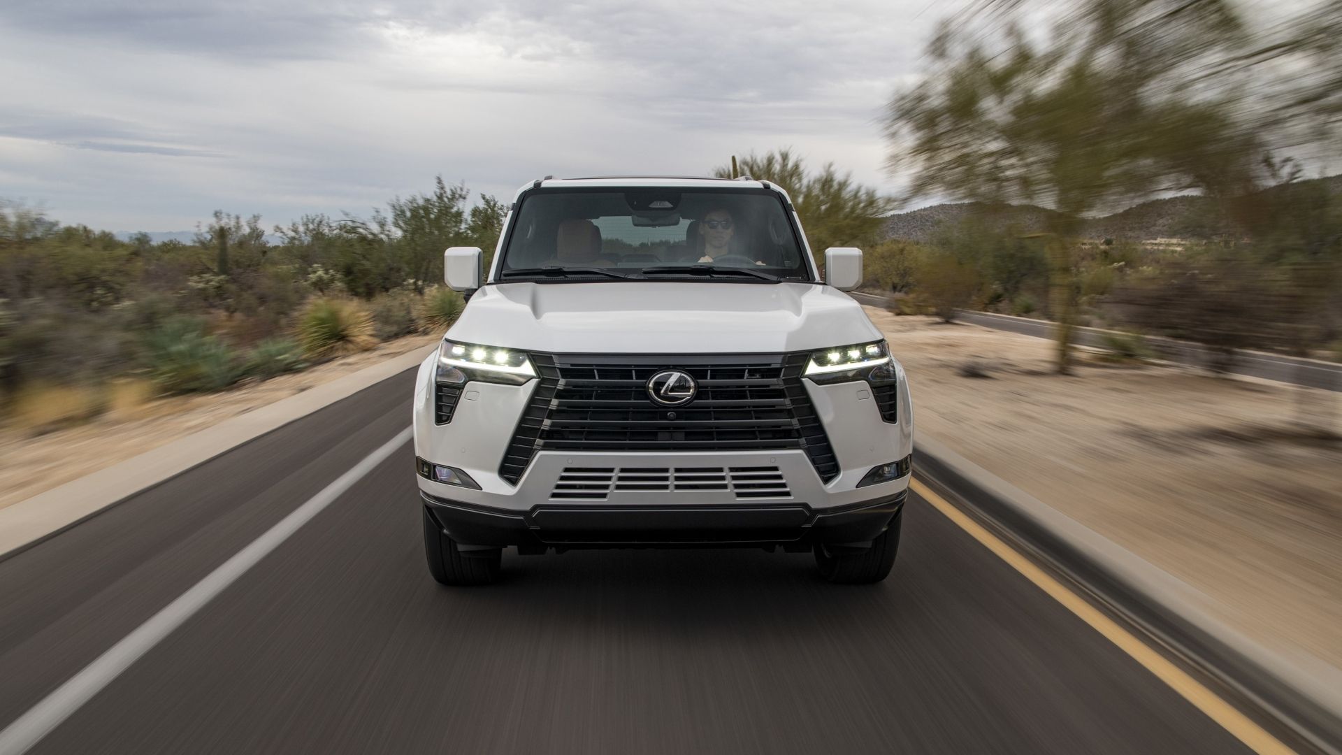 Frontal shot of a 2026 Lexus GX 
