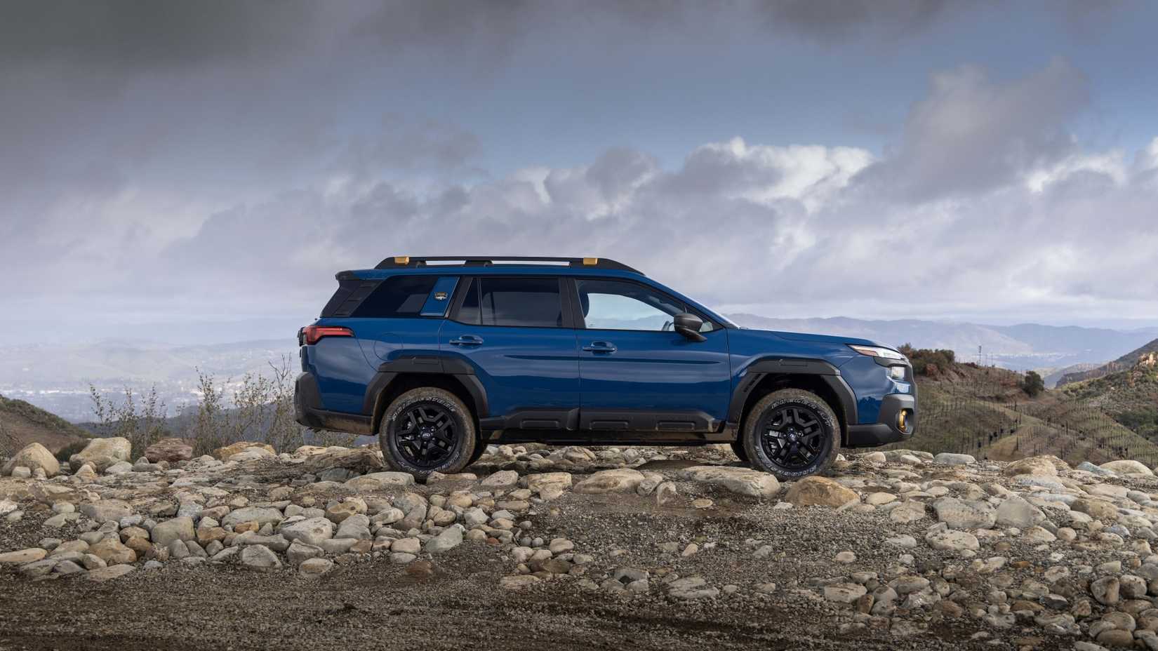 Side profile shot of a 2026 Subaru Outback 