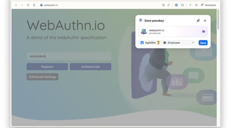 A fullscreen notification from 1password