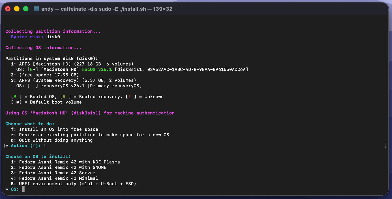 Choose a distro in Terminal.