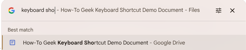 Chromebook file search