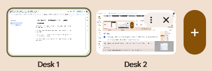 ChromeOS Virtual Desktops.