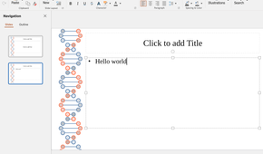 Collabora editing a presentation