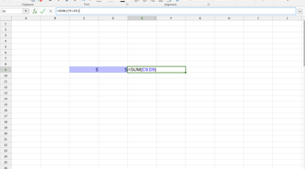 Spreadsheet document in Collabora Office