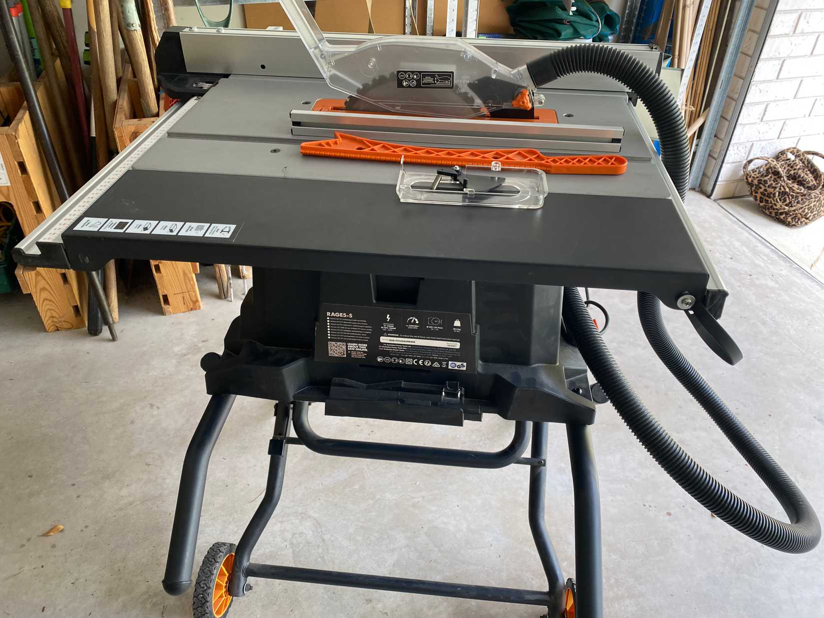 Evolution table saw from Facebook Marketplace.