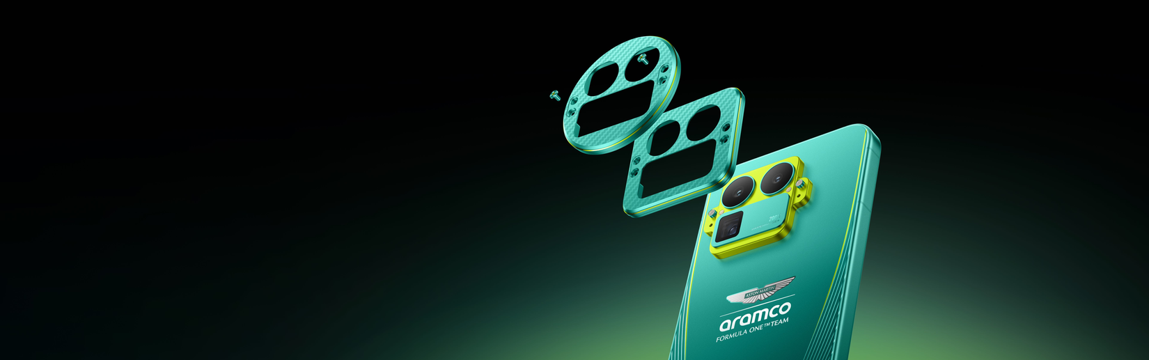 The Realme GT 8 Pro Aston Martin Edition.