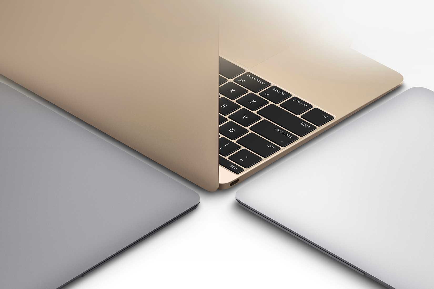 Single USB-C port on the 12-inch MacBook.