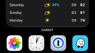 An iPhone with a solid black wallpaper.
