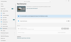 Using the Text Extractor feature.