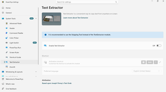 Using the Text Extractor feature.